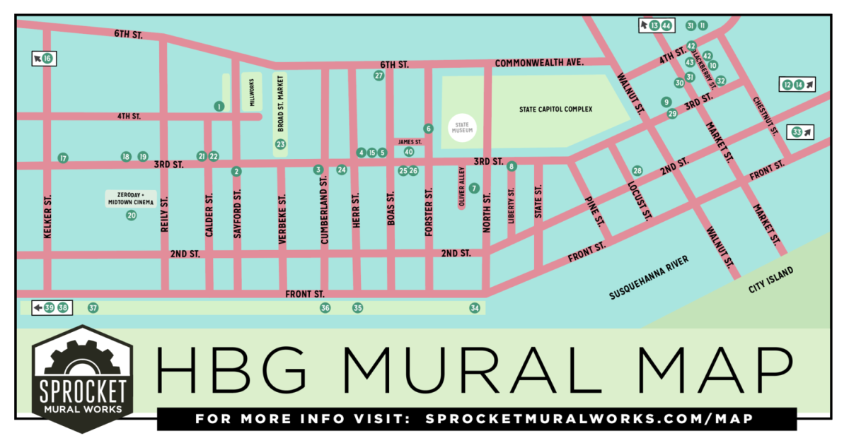 HBG Mural Map 2021