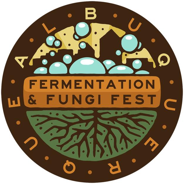 Logo for the Fermentation and Fungi Festival 2023