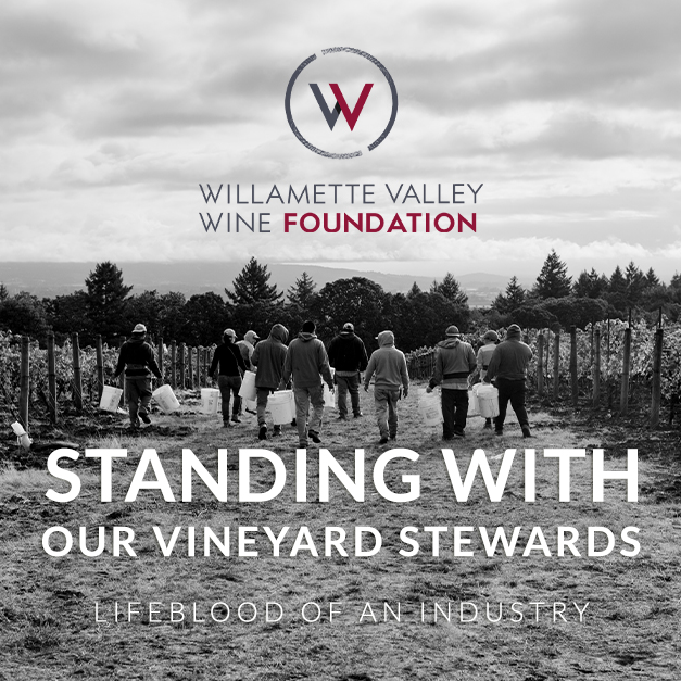 Standing with our vineyard stewards