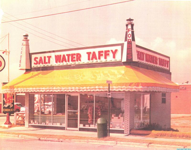 Forbes Salt Water Taffy Stand in Virginia Beach