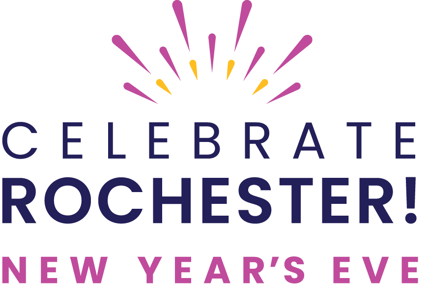 Celebrate Rochester New year's Eve logo