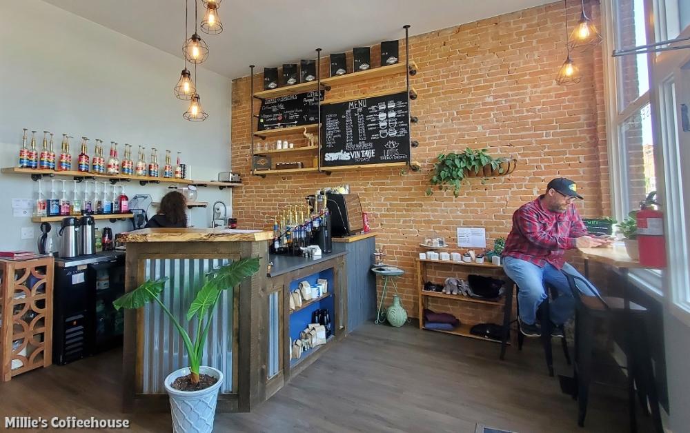inside of Millie's Coffeehouse