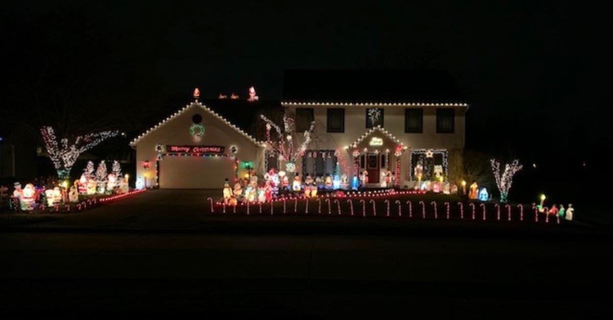 Woodstone Place House Light Display by Ryan Miller