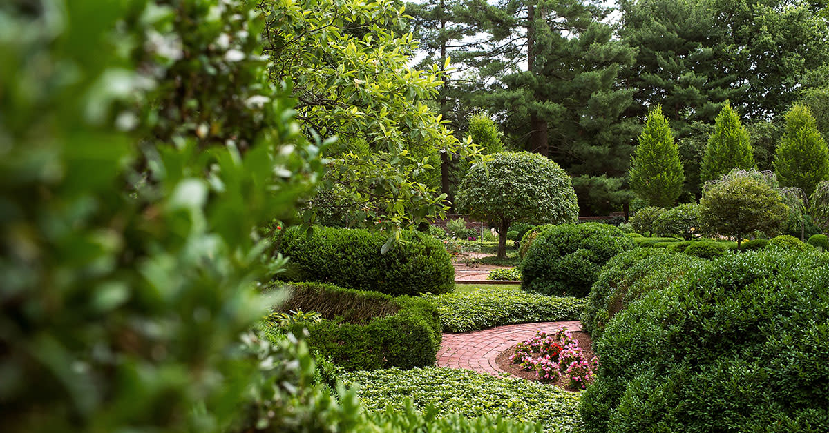Gardens at Henry Clay Estate Lexington Kentucky