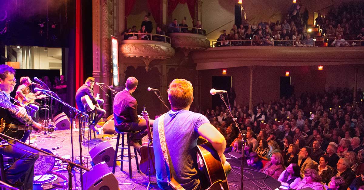 Performance at the Lexington Opera House in Lexington, Ky.