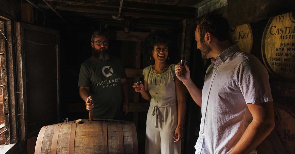 Castle & Key Distillery, located in Woodford County