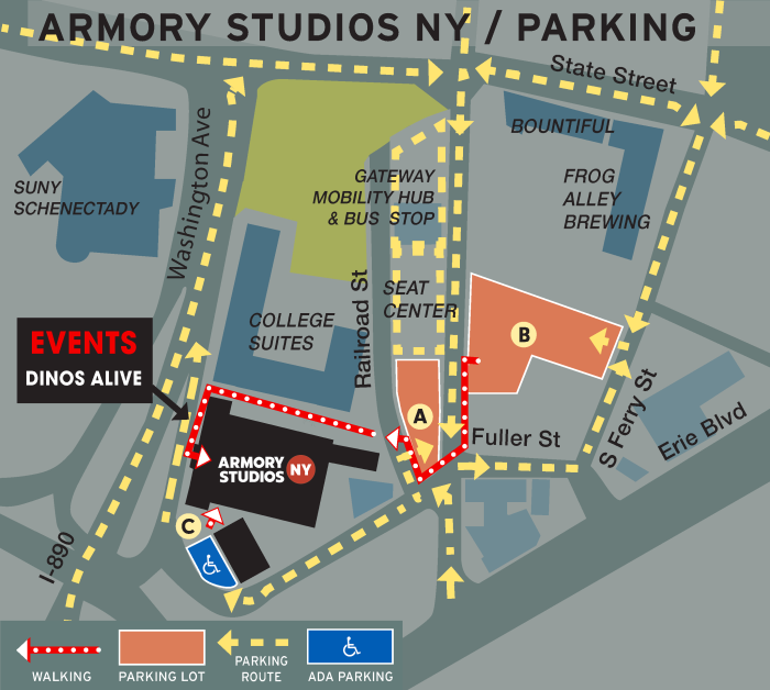 Armory Parking Map 2/24
