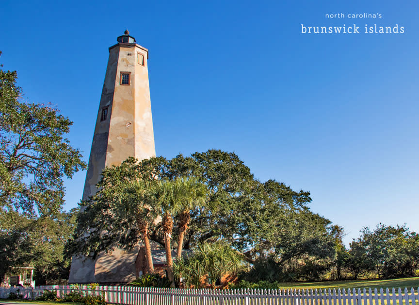 Old Baldy Lighthouse on Bald Head Island, North Carolina