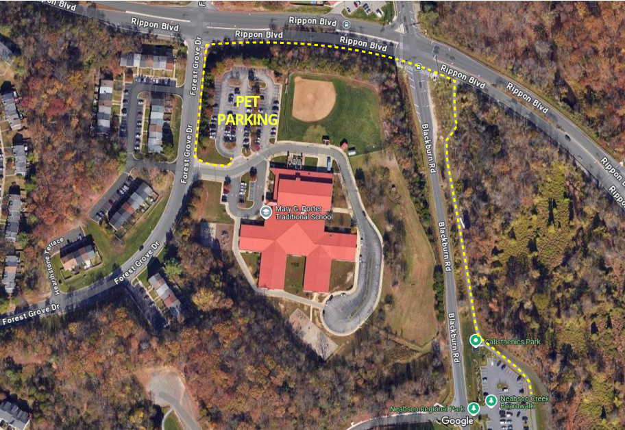 Walk of Lights Dog Map