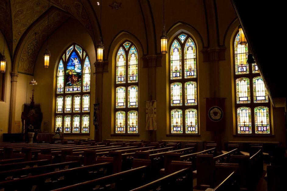 Stained glass windows