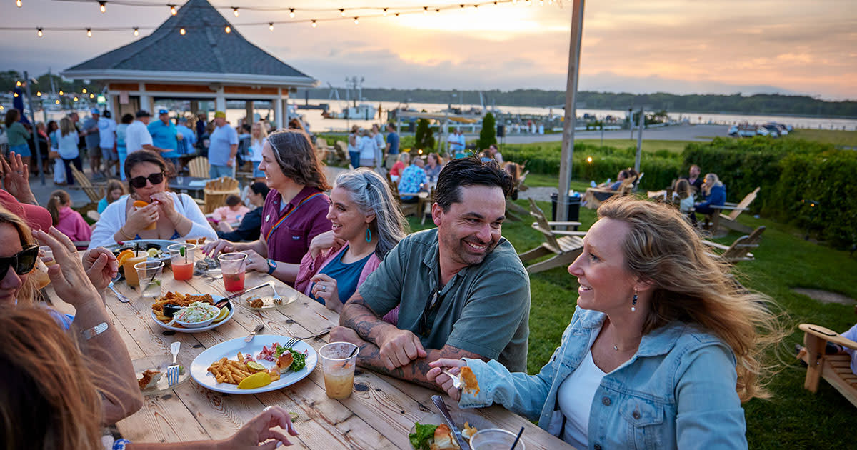 Dining on the water