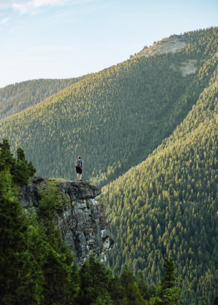 Hiking near Big Sky
