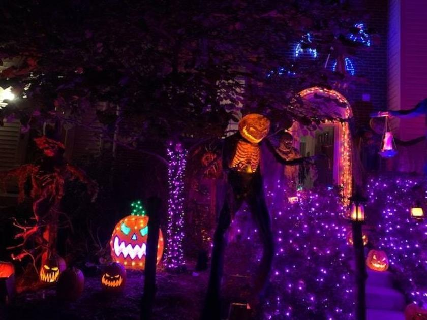 Halloween Home Lights, Lorton