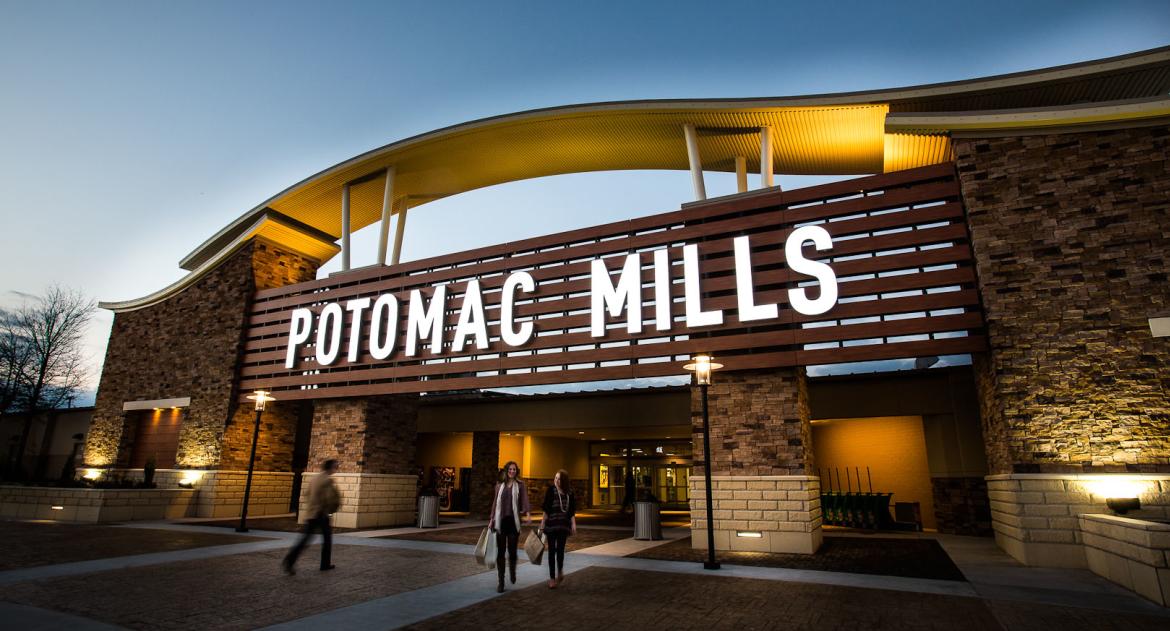 Potomac Mills - Super regional mall in Woodbridge, Virginia, USA 