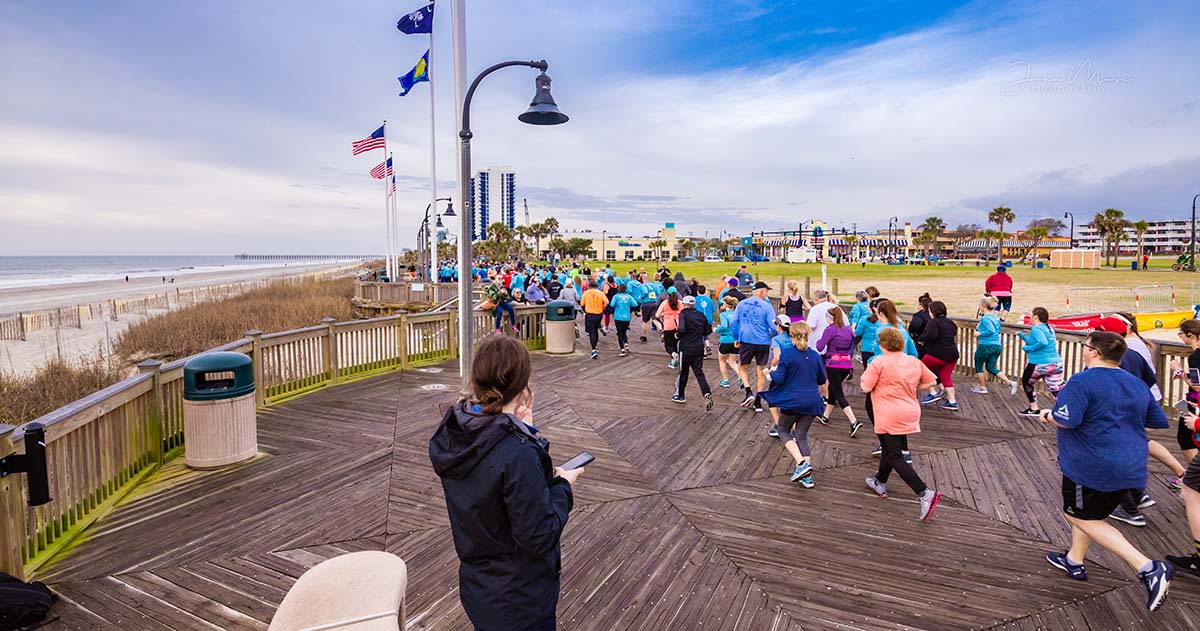 Runners on the Boardwalk, Myrtle Beach Marathon, Visit Myrtle Beach, SC