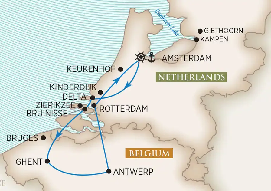 Map Tulips