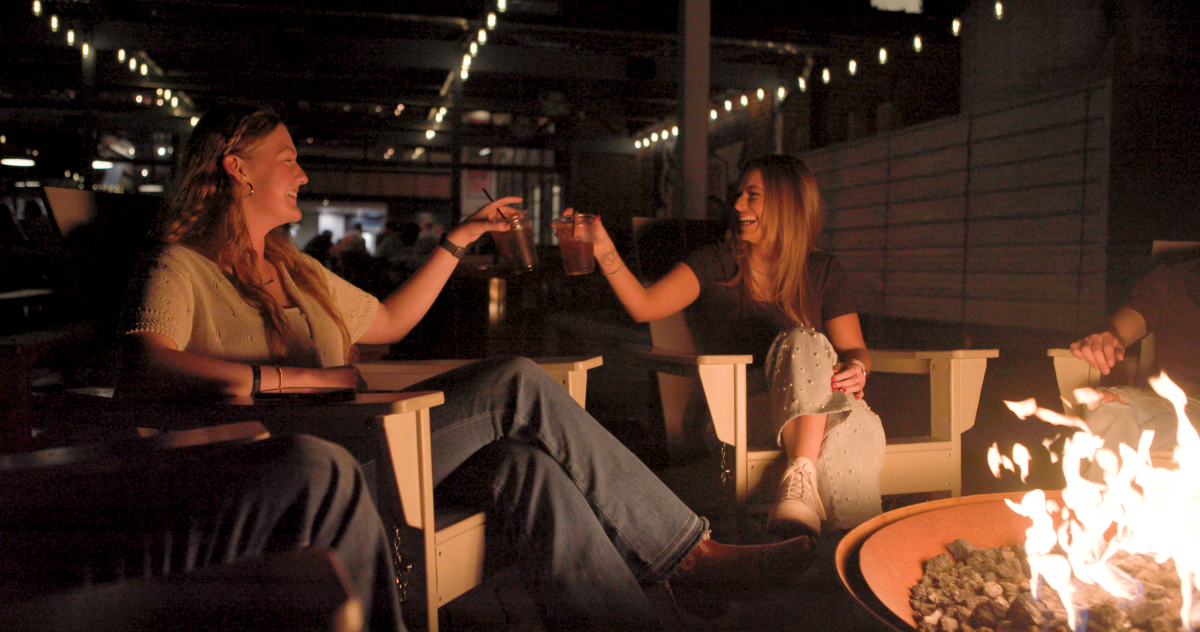 Women enjoying drinks at Old Glory Distillling Co.