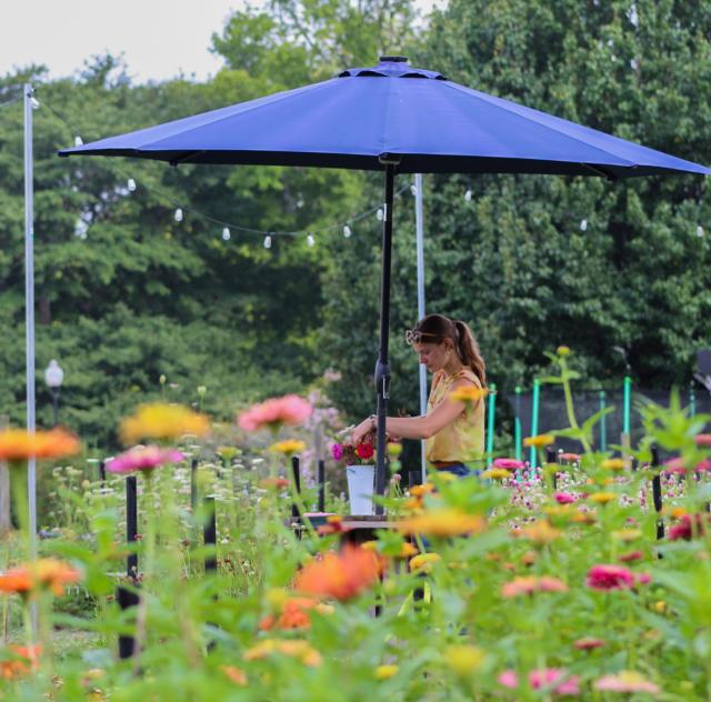 A Bucket of Blossoms