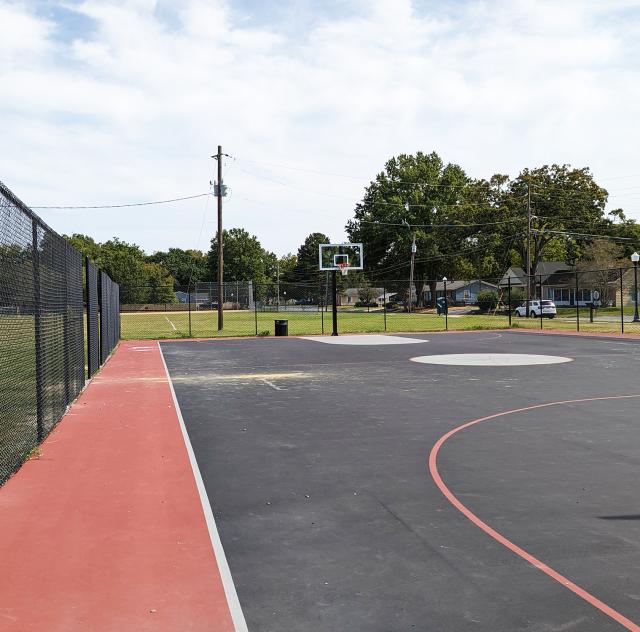 Blackley Athletic Park basketball court