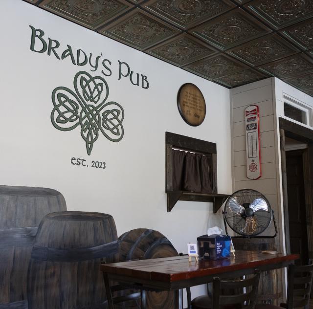 Brady's Pub Interior Mural