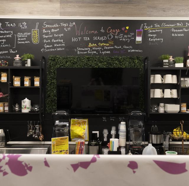 Craze Tea Menu Board