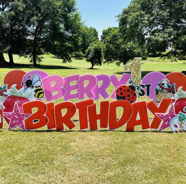 Spell It Out Birthday Sign