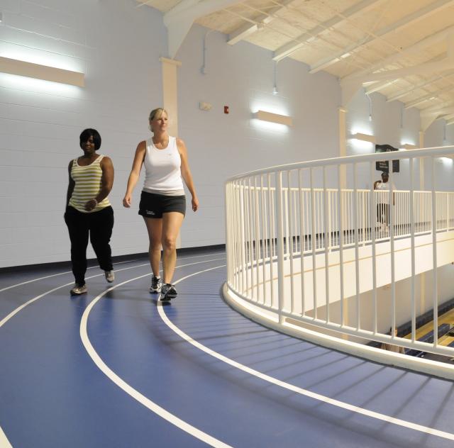 The Indoor Track at the Smithfield Recreation and Aquatic Center