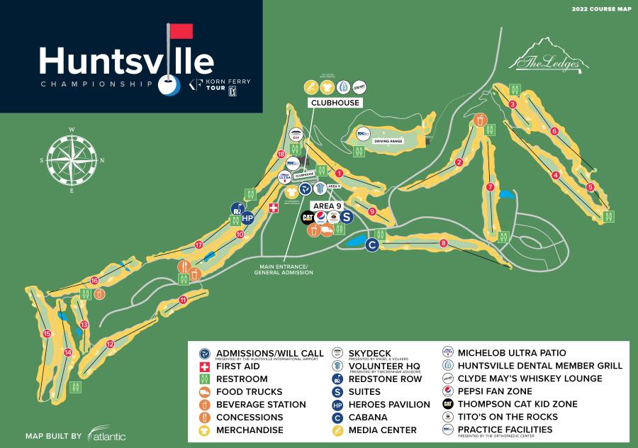 Huntsville Championship 2022 Course Map
