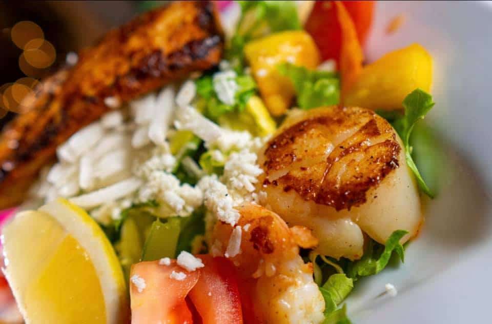seafood salad blue coyote