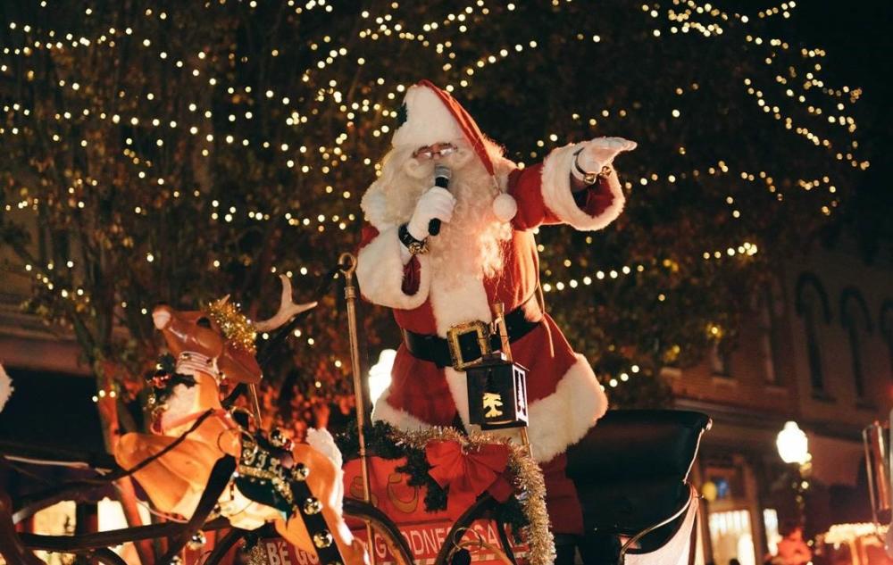 Chelsea hometown holiday Santa visit