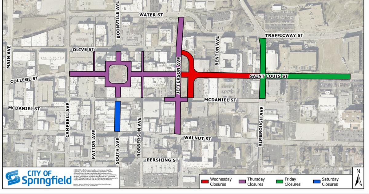 Road Closure Map 2025