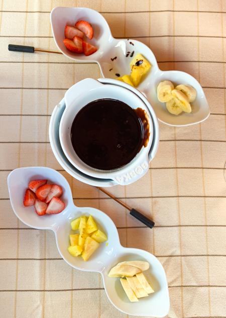 Chocolate Fondue at Ocean House