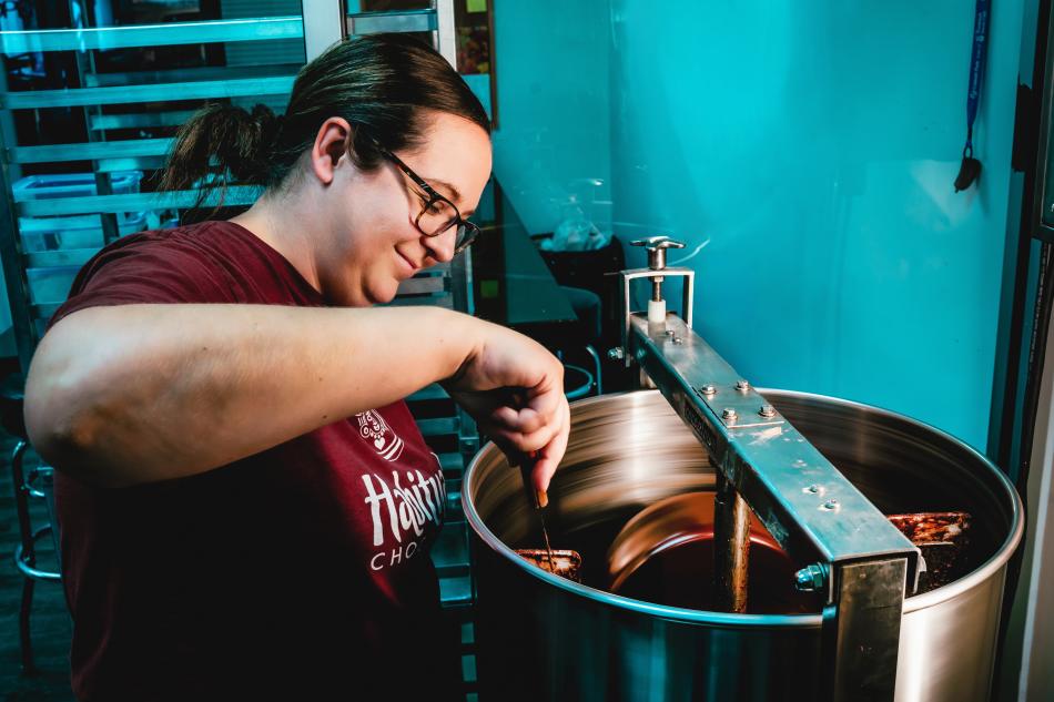 Chocolate making process