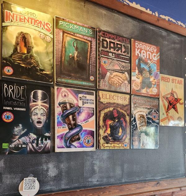 New Albanian Brewing Company Beer Wall