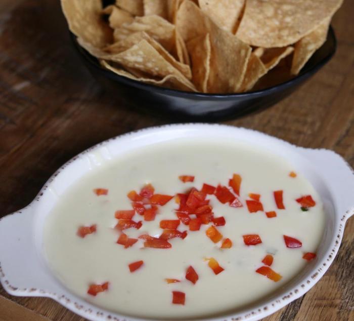 Queso Blanco and chips from El Camino Kitchen