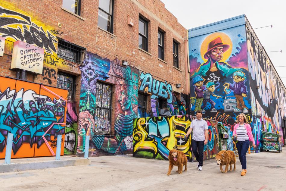 Murals in the Alleyway