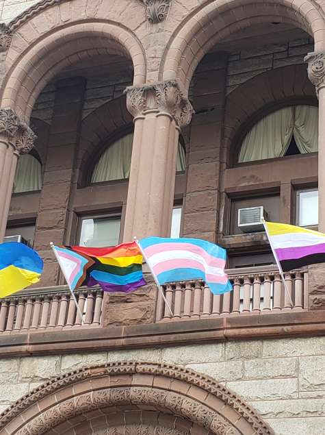 Pride Flag City Hall