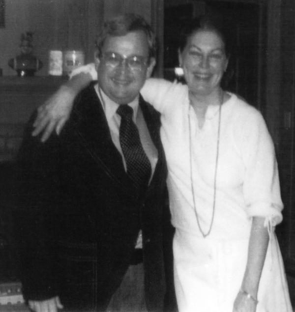 Ava Gardner with her arm around Dewey Sheffield at the 1978 Rock Ridge Day.