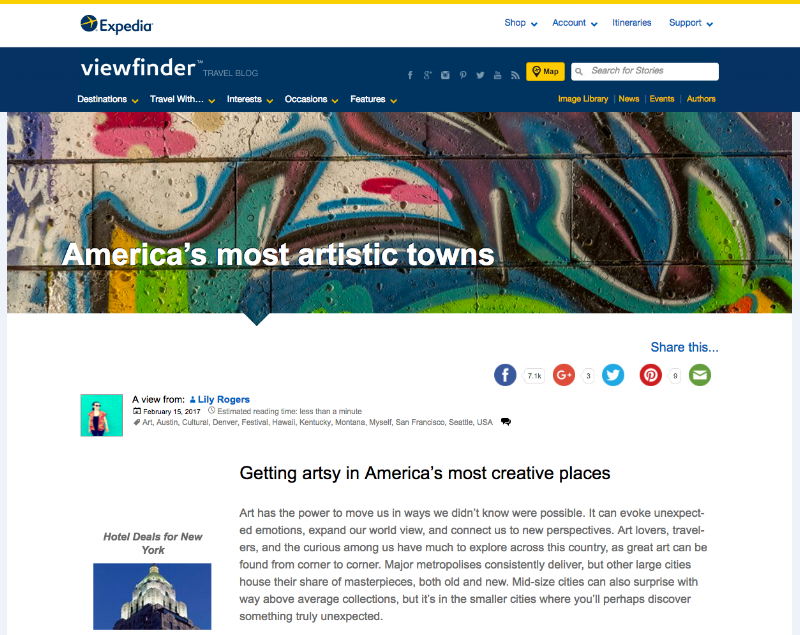 America's Most Artistic Towns