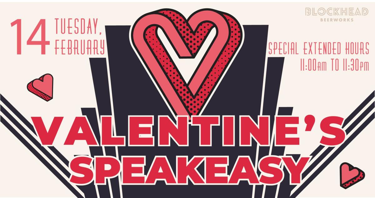 Blockhead Beerworks Valentine's Day Speakeasy