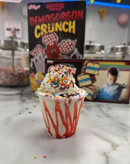 Stranger Things special shake by Taylor's Cereal Bowl Kitchen