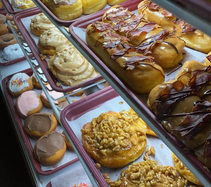 Concannon's pastries on display for customers in Muncie