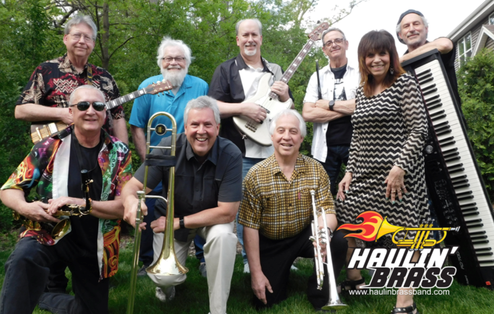 Promo image for the band Haulin' Brass