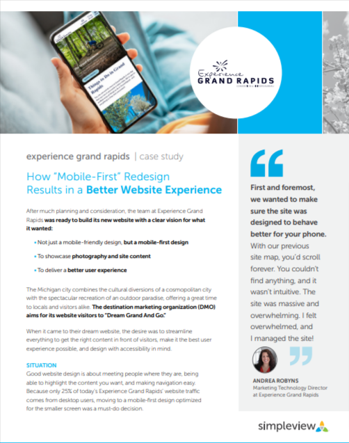 Experience Grand Rapids case study - pg1