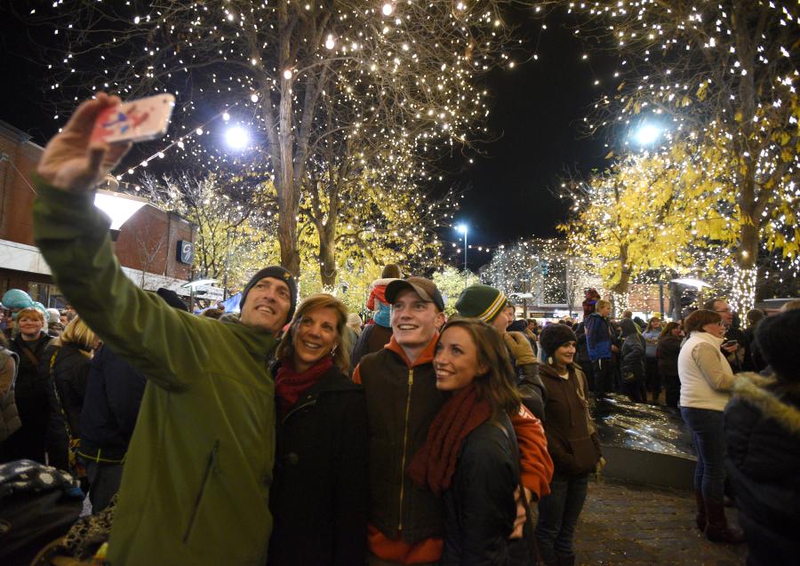 Downtown Holiday lights