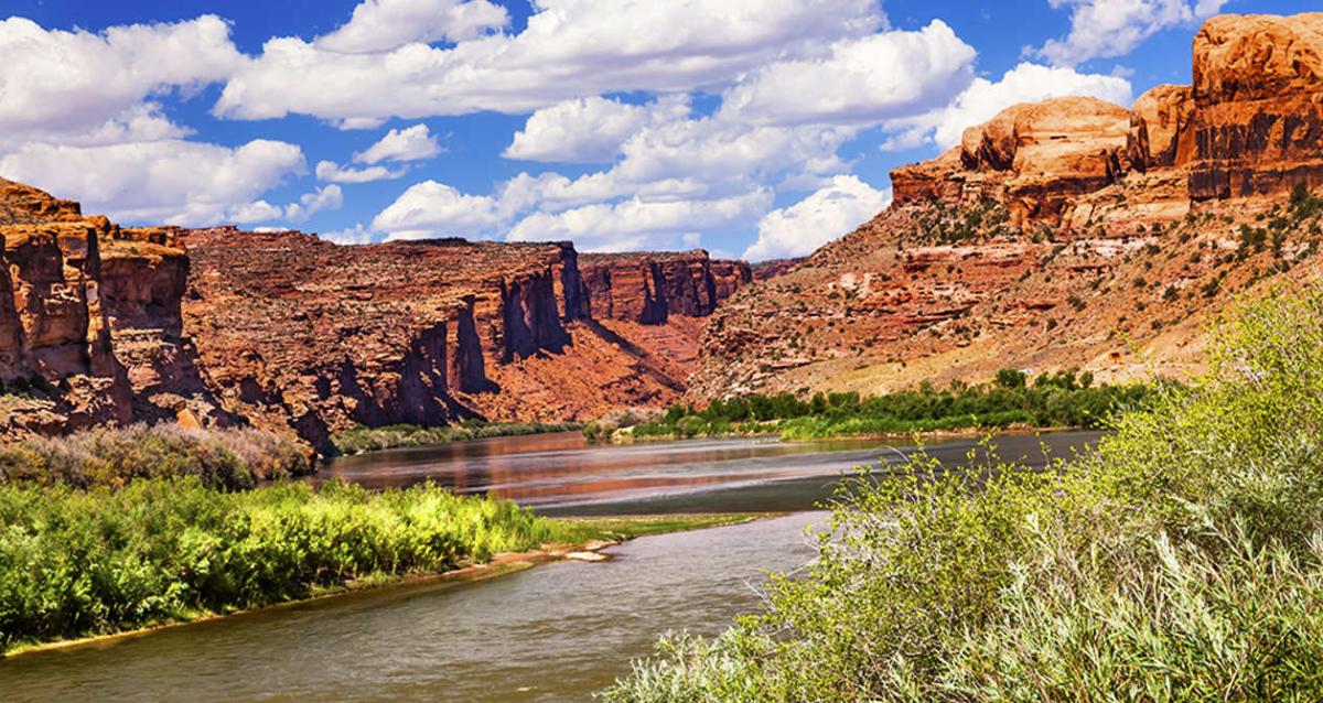 The Colorado River in Moab