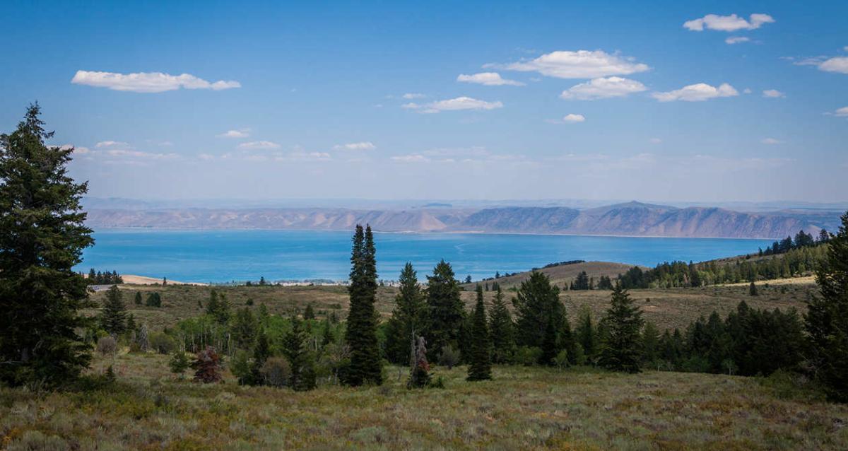 View of Bear Lake from the mountains