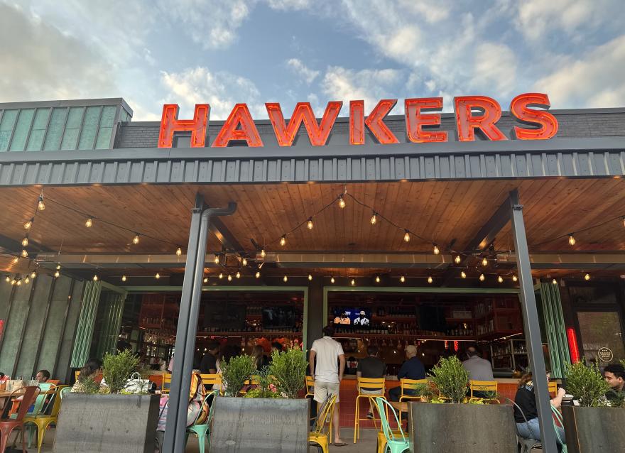 Front Entrance Of Hawkers In Dunwoody, GA