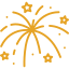 New Years firework icon