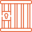 Jail icon orange